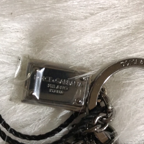 Dolce & Gabbana Leather Keychain/Bag Charm - Picture 6 of 11